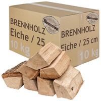Brennholz Kaminholz Holz Eiche 10 kg Für Ofen und Kamin Kaminofen Feuerschale Grill Feuerholz Holzscheite Wood 25 cm kammergetrocknet flameup