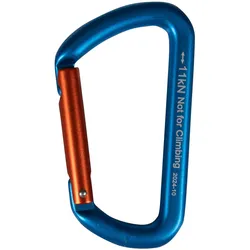 Tree Runner Materialkarabiner D80, grau-rot