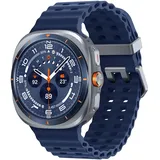Samsung Galaxy Watch Ultra (2025) LTE 47 mm Titanium Blue Marine Band Blue