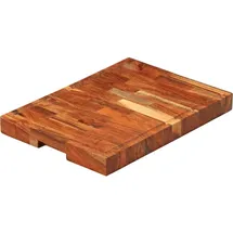 vidaXL Schneidebrett Akazie 1 42 x 30 x 4 cm Braun
