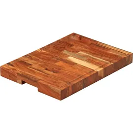 vidaXL Schneidebrett Akazie 1 42 x 30 x 4 cm Braun