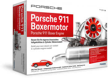 Porsche 911 Boxermotor, Motorbausatz im Maßstab 1:4