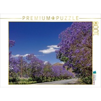 Calvendo Blühende Jacaranda-Alleen - Bonnievale, Süd-Afrika Puzzle
