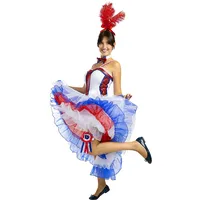 Funidelia | Moulin Rouge Kostüm für Damen Größe S 20er Jahre, Kabarett, Charleston, Jahrzehnte - Farben: Bunt, Zubehör für Kostüm - Lustige Kostüme für deine Partys