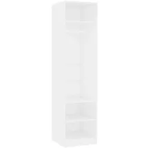 vidaXL Kleiderschrank offen 50x50x200 cm Weiß