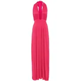 lscn by lascana Neckholderkleid Maxi Himbeere 50