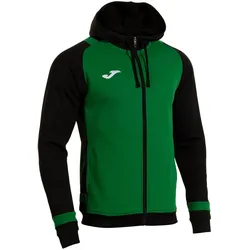 JOMA Lider Kapuzen-Trainingsjacke Kinder 451 - grün/schwarz 140