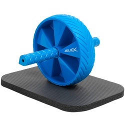 JELEX Sixpack Bauchtrainer Ab Wheel schwarz-blau-Größe:Einheitsgröße