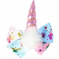 Haarspangen Inca   Einhorn Schleife