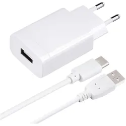 Netzladegerät mit USB Stecker Typ-C-2,4A Quick Charge 3.0