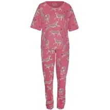 vivance dreams by lascana Pyjama Animalprint Rosa 52/54