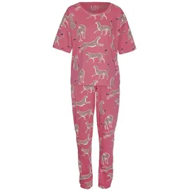 vivance dreams by lascana Pyjama Animalprint Rosa 52/54