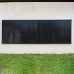 Premium Fassaden-Montagepaket für 2 Solarmodule horizontal