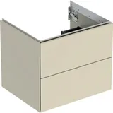 Geberit ONE Waschtischunterschrank, 2 Schubladen, 60 cm sandgrau/lackiert hochglanz 505261004