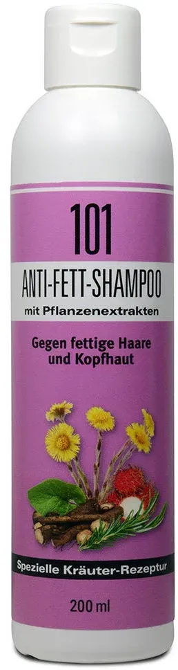 101 Anti-Fett-Shampoo mit Pflanzenextrakten 200 ml