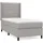 vidaXL Boxspringbett 100 x 200 cm Hellgrau