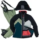 Killtec Skianzug Damen Skijacke + Skihose (petrol/schwarz/grün, Gr. 46) grau 46 EU