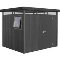 Biohort HighLine H3 Window Edition Gerätehaus dunkelgrau-metallic (84740)