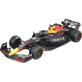 BBURAGO F1 KIT RedBull RB19 mit Helm, #1 Verstappen rot/schwarz 1:24