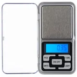 Relaxdays Digitale Feinwaage Mini Schwarz,Silber,Transparent