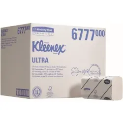 KLEENEX® Ultra Handtücher - Medium 6777 , 1 Karton = 30 x 124 = 3.720 Tücher, 21,5 x 31,5 cm
