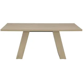HELA Tische Tindari 180 x 76 x 100 cm creme/schwarz