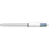 BIC 4-Farben-Kugelschreiber 4 Colours Shine silber Schreibfarbe farbsortiert, 1 St.