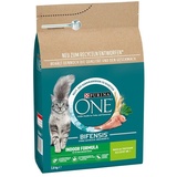 Purina ONE Bifensis INDOOR FORMULA Trockenfutter Truthahn SPARPAKET 3 x 2.8 kg