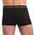 Bamboo basics Herren Boxer Shorts, 3er Pack - LIAM Trunks, atmungsaktiv, Jersey Schwarz XL