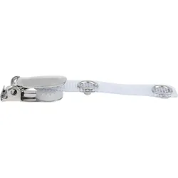 Soennecken Ersatzclip Namensschild 5523 Metall/Gewebe 25 Stück