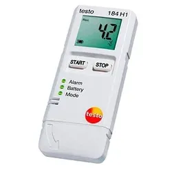 testo 184 H1 Feuchte- & Temperatur-Datenlogger weiß