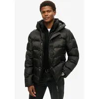 Superdry Steppjacke "Hooded City Graphic Puffer Jkt", Herren, Gr.