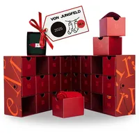 Adventskalender 2025 - Weihnachtskalender mit Socken aus Bio-Baumwolle für Damen & Herren (Gr. 35-46) - Bunte Socken aus nachhaltiger Produktion in Europa (35-38)