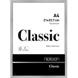 Nielsen Design nielsen Bilderrahmen, Classic, 21x29,7 cm (A4), Silber matt, - Silber