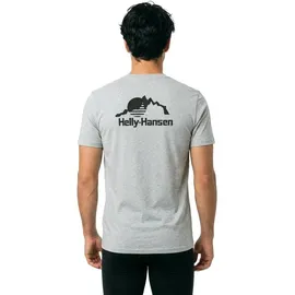 HELLY HANSEN Nord Graphic Kurzarm-t-shirt - Grey Melange - S