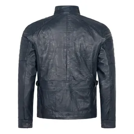 Rock Creek Lederjacke blau 2