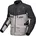 Motorradjacke Hellgrau/Schwarz 4XL
