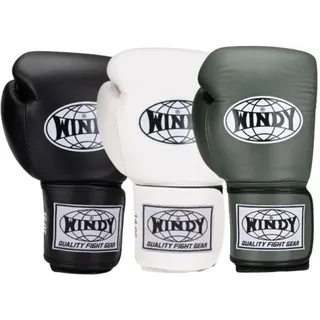 Windy Proline Leder-Boxhandschuhe | Klettverschluss-Sparring-Handschuhe für Muay Thai, Kickboxen und MMA-Training | 10 Unzen, 12 Unzen, 14 Unzen, 16 Unzen Boxhandschuhe
