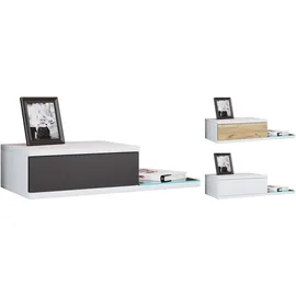 VCM Nachttisch Design Wandschublade Nachttisch KonsilaL 65 x 30 cm - Konsila L