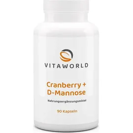 VITA-WORLD Cranberry + D-Mannose Kapseln 90 St.