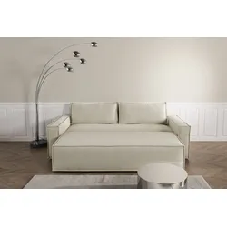 3-Sitzer INNOVATION LIVING TM "Newilla Schlafsofa", grau (taupe), B:207cm H:70cm T:110cm, Sofas, 10cm Pocket Spring Komfort, großer Stauraum, stabile Stahlkonstruktion