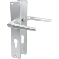 Lienbacher Langschildgarnitur Europa F1 Aluminium grau/silber
