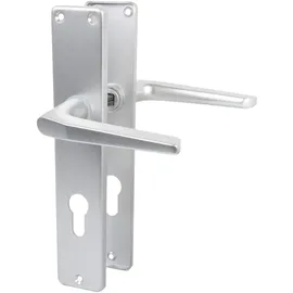 Lienbacher Langschildgarnitur Europa F1 Aluminium grau/silber