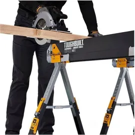 ToughBuilt Konstruktionsböcke Holz/Stahl orange 1 x Paar 1180 kg
