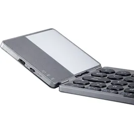 Renkforce RF-FWK-250 Bluetooth® Tastatur Deutsch, QWERTZ Grau, Schwarz