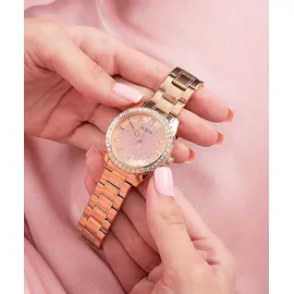 GUESS Glitter Burst GW0405L3 Damenuhr - Rosegold/Rosegold