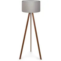 Lux.pro Stehleuchte ’Newport’ 1 x E27 Grau - Lux.pro