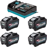 Makita Power Source Kit 4x BL 4050 F Akku 40 V max. 5,0 Ah XGT + DC 40 RA Ladegerät