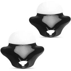 Set 2x Batwing Verkleidung passend für Chopper Cruiser Bobber Windschild Lenkerverkleidung Craftride KF