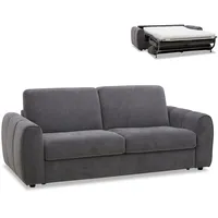 Funktionssofa - dunkelgrau - inklusive Matratze